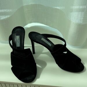Prada Women's suede Heels size 37